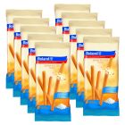 10er SET Roland Swiss Flûtes Stöckli Alpensalz 125 g / Salz Gebäckstangen / Flutes