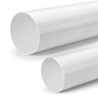 Rundrohr R-1000 ohne Muffe / Rohr lose / Abluftrohr rund / Compair flow System Ø 125/150 / Compair® round System Ø 125/150