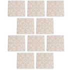 10er SET Medina Untersetzer Agadir, Keramik/Kork, 9,5 x 9,5 x 0,75 cm, DU0013