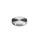 Glasadapterscheibe Edelstahl 90 mm / Tradur / Konsole / Stützfuß / Möbelfuß / Tischbein