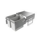 NABER Abfallsorter 38 (22 + 16) Liter COX® BASE 360 S/500-2 für 50 cm Schrankbreite