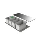 Abfallsorter Cox Box 1T/1000-5 Bio mit fünffach Trennung für 100 cm Schrankbreite / Abfalleimer / Abfallsammler / Mülleimer