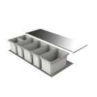 Abfallsorter Cox Box 1T/1200-6 mit sechsfach Trennung für 120 cm Schrankbreite / Abfalleimer / Abfallsammler / Mülleimer