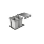 NABER Abfallsorter 28,5 (2x10 + 8,5) Liter COX® BOX 360 S/450-3 für 45 cm Schrankbreite