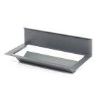 Linero MosaiQ Papierrollenhalter 350 x 155 x 120 mm graphitschwarz / Relingsystem / Kesseböhmer