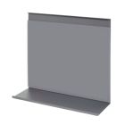 Linero MosaiQ Memoboard 350 x 110 x 300 mm graphitschwarz / Memory Board / Memo Tafel / Relingsystem / Kesseböhmer