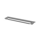 Linero MosaiQ Obere Tuchleiste 350 x 77 x 10 mm graphitschwarz / Handtuchleiste / Reling Handtuchhalter / Relingsystem / Kesseböhmer