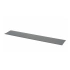 Linero MosaiQ Obere Ablage lang 585 x 107 x 8 mm graphitschwarz / Reling / Relingsystem / Kesseböhmer