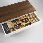 Modify Besteckeinsatz Set 1200, Eiche hell / Besteckkasten-Set Holz