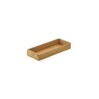 Modify Schale B 300 x T 117,5 x H 43 mm, Eiche hell / Besteckeinsatz Holz