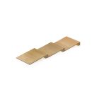 Modify Gewürzeinlage B 137,5 x T 472 x H 26 mm, Eiche hell / Besteckeinsatz Holz