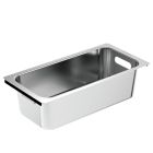 SCHOCK Resteschale 629017 aus Edelstahl / Abtropfschale / Zubehör / Restebecken