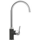 SCHOCK Armatur SIMI mit extra hohem schwenkbarem Festauslauf / Einhebelmischer / CRISTALITE PLUS® - Farben