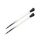 Spezial-Grillspieß mit Abziehfunktion im 2er Set / Edelstahl / Schaschlikspieß / Schaschlik Spieß