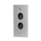THEBO Energie-Ecksäule ST 3007-2 Aluminium - Schweizer Norm - 2 Steckplätze