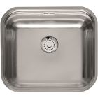 Reginox Spüle COLORADO COMFORT L mit Integralablauf / Flächenbündig / Unterbau / Flacheinbau / Spüle Edelstahl