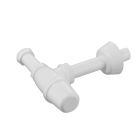 Flaschensiphon 1 1/4 Zoll mit 32 mm Wandanschluss und Rosette