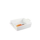 CreaTable Auflaufform quadratisch 24 cm TRUE SCALE aus Steinzeug / Auflaufformen / Backofenform / Ofenform