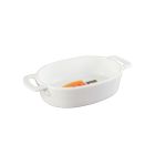 CreaTable Auflaufform oval 27 cm TRUE SCALE aus Steinzeug / Auflaufformen / Backofenform / Ofenform