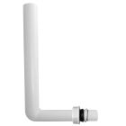 TG-Kunststoffe Überlaufrohr 250 x 150 mm mit Verschraubung / Überlaufverbindung