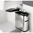 WESCO 790454-42 Abfallsorter 19 Liter ÖKO DT inkl. Bio Boy Eimer / ab 45 cm Schrankbreite / VARIO-4 / Schwenktechnik