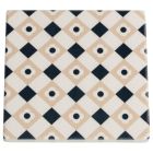 Medina Untersetzer Zagora, Keramik/Kork, 9,5 x 9,5 x 0,75 cm, DU0018