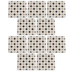 10er SET Medina Untersetzer Zagora, Keramik/Kork, 9,5 x 9,5 x 0,75 cm, DU0018