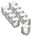 10er SET Serviettenring quadratisch / Maxwell & Williams / Serviettenhalter