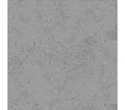 Servietten Lace embossed silver 33 x 33 cm ppd 007251
