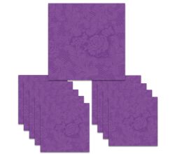 150 Servietten Lace embossed purple 33 x 33 cm ppd 007252