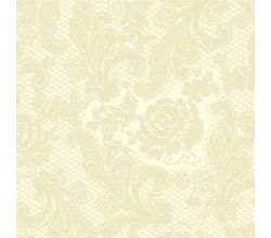 Servietten Lace embossed ivory 33 x 33 cm ppd 007254