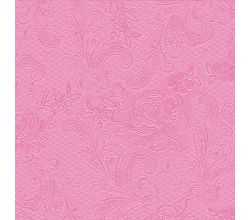 Servietten Lace embossed pink 33 x 33 cm ppd 007302
