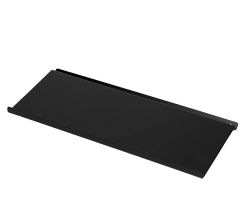 Linero MosaiQ Obere Ablage kurz 235 x 107 x 8 mm in schwarz matt / Reling / Relingsystem / Kesseböhmer