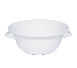 RIESS 0296-033 Weitling 28 cm, weiß, mit zwei Henkeln / Teigschüssel / Salatschüssel