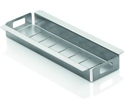 Pyramis Resteschale aus Edelstahl für Spüle ATHLOS (86x50) 1 1/4B 1D / Restebecken / Resteschale
