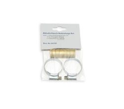 Ablaufschlauch Verbindungs-Set / Schlauchverbindung / Verbindungsröhrchen / Schlauchklemme