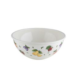 RIESS 0465-068 Obst- und Salatschüssel 26 cm, 4 L, Emaille, FRUIT GARDEN