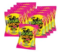10er SET Maynards Bassetts Sour Patch Kids Fruit Mix 130 g / Saure süße Fruchtgummis