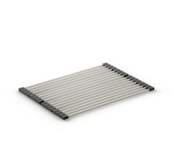 FILO faltbares Abtropfgitter aus Edelstahl und Silikon / 325 x 450 mm / Zubehör / Abtropfmatte