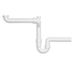 Siphon Raumschaffer für mehr Platz unter der Spüle / Spülen-Ablaufverbindung / Geruchverschluss / Montec® Spülenanschluss Zubehör