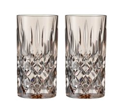 NACHTMANN 105713 NOBLESSE Longdrinkglas TAUPE 2er Set