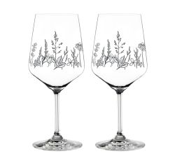 NACHTMANN 105723 TATTOO BOTANICAL BLACK Spritz/Wein Glas 2er Set