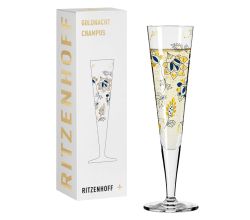 Ritzenhoff 1071044 Champagnerglas #44 GOLDNACHT Champus Christine Kordes 2024 in Geschenkbox