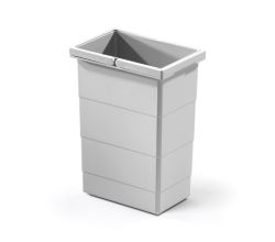 Ersatzeimer 8,5 L mit Kunststoffbügeln 1075959 für Hailo Abfallsorter / Inneneimer