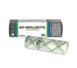 10 L Abfallbeutel 10er Pack / Müllbeutel / Mülltüte / Biobeutel / Kompostbeutel / Bio4Pack