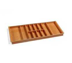 Besteckeinsatz BUCHE 110er Schubl. B 1012 x T 472 mm passend für Blum Tandem 19 mm Schubladen