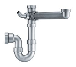 FRANKE 112.0059.946 Ablaufverbindung, 1-teilig, 40x50mm, Wandanschluss, Entlüfter / Siphon / Geruchsverschluss / Ersatzteil