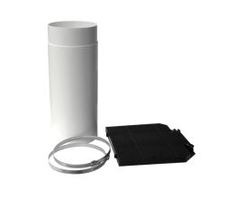 Umluft-Set QuickFix 112.0196.851 für diverse FRANKE Dunstabzugshauben inkl. Kohlefilter