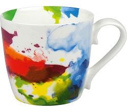 KÖNITZ 1120571694 Becher 450 ml - On Colour - FLOW aus Bone China Porzellan / Designbecher
