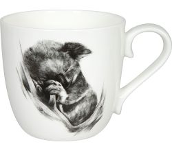 KÖNITZ 1120572618 Becher AMAZING ANIMALS - KOALA - 425 ml aus Bone China Porzellan / Design Vanessa Kahl